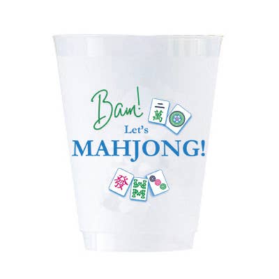 16 oz Shatterproof Cups | Set of 8 | Mahjong Bam! - Bria Blair Creative