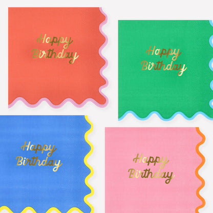Wiggle Edge Large Napkins