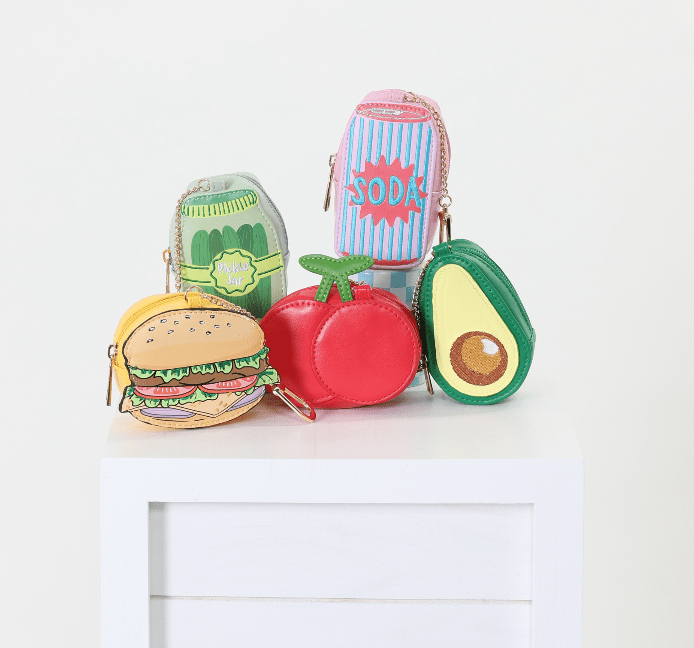 2 - in - 1 Bag Charm & Reusable Shopper Bag - Pickle Jar - Bria Blair Creative