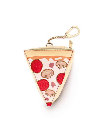 2 - in - 1 Bag Charm & Reusable Shopper Bag - Pizza Slice - Bria Blair Creative