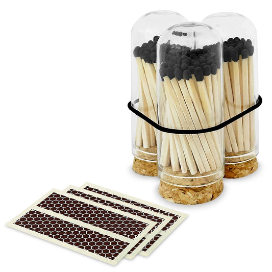 2" Matches + Mini Cloche - Colors of Your Choice + Strikers: Black Tip - Bria Blair Creative