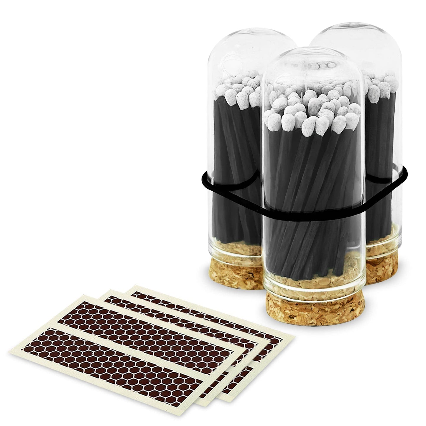 2" Matches + Mini Cloche - Colors of Your Choice + Strikers: White Tip - Bria Blair Creative