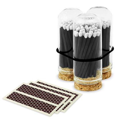 2" Matches + Mini Cloche - Colors of Your Choice + Strikers: White Tip - Bria Blair Creative