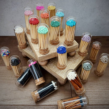 2" Matches + Mini Cloche - Colors of Your Choice + Strikers: White Tip - Bria Blair Creative