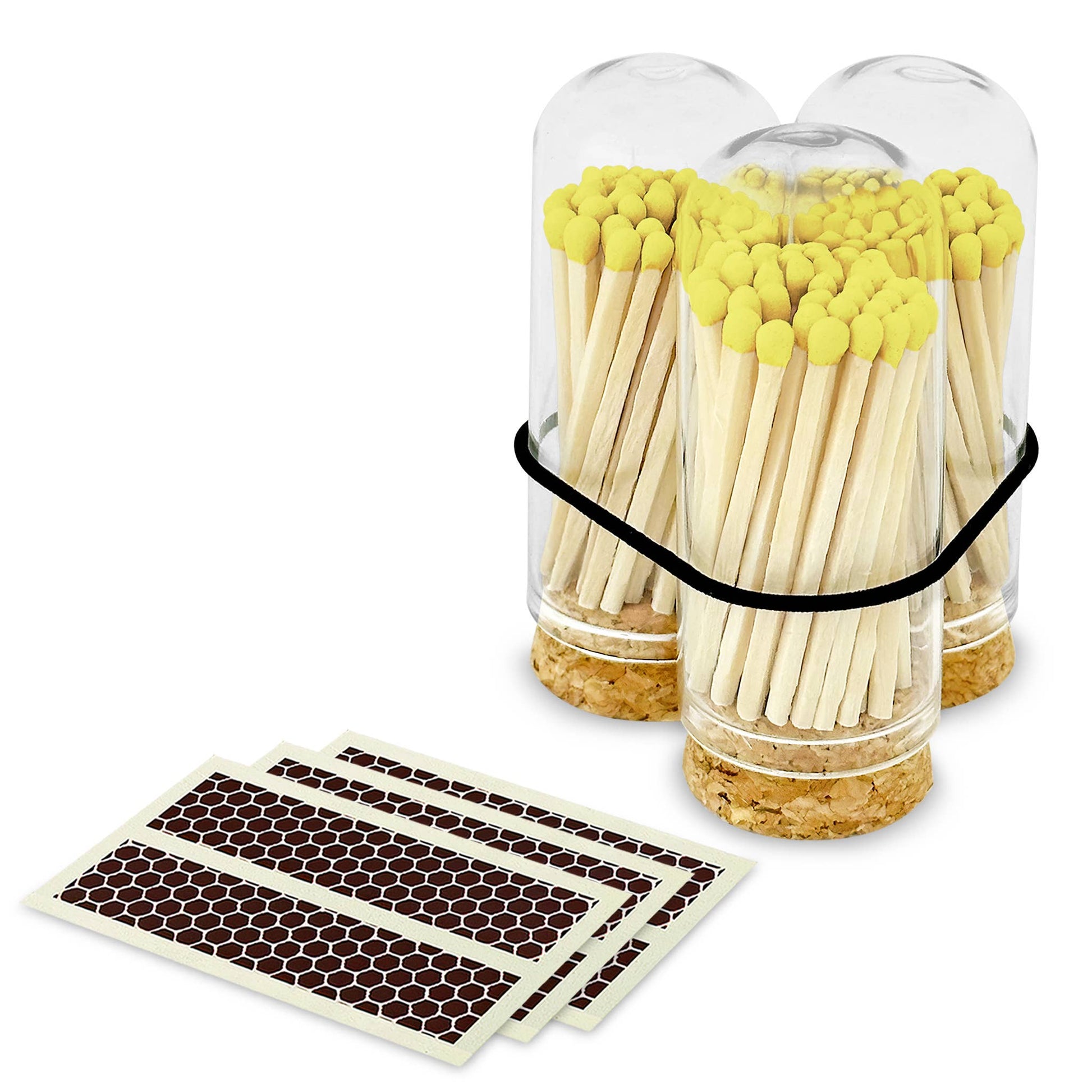 2" Matches + Mini Cloche - Colors of Your Choice + Strikers: White Tip - Bria Blair Creative
