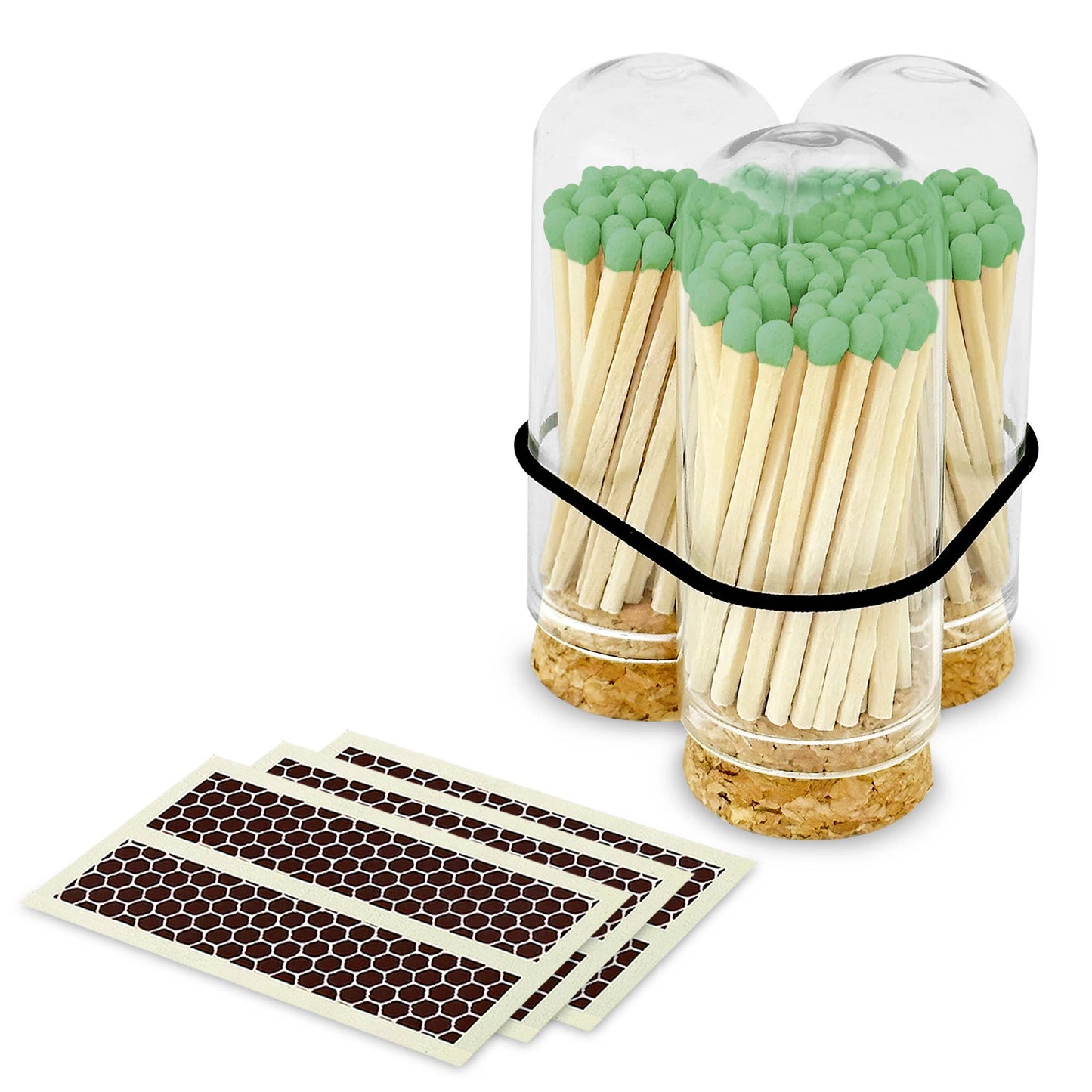 2" Matches + Mini Cloche - Colors of Your Choice + Strikers: White Tip - Bria Blair Creative
