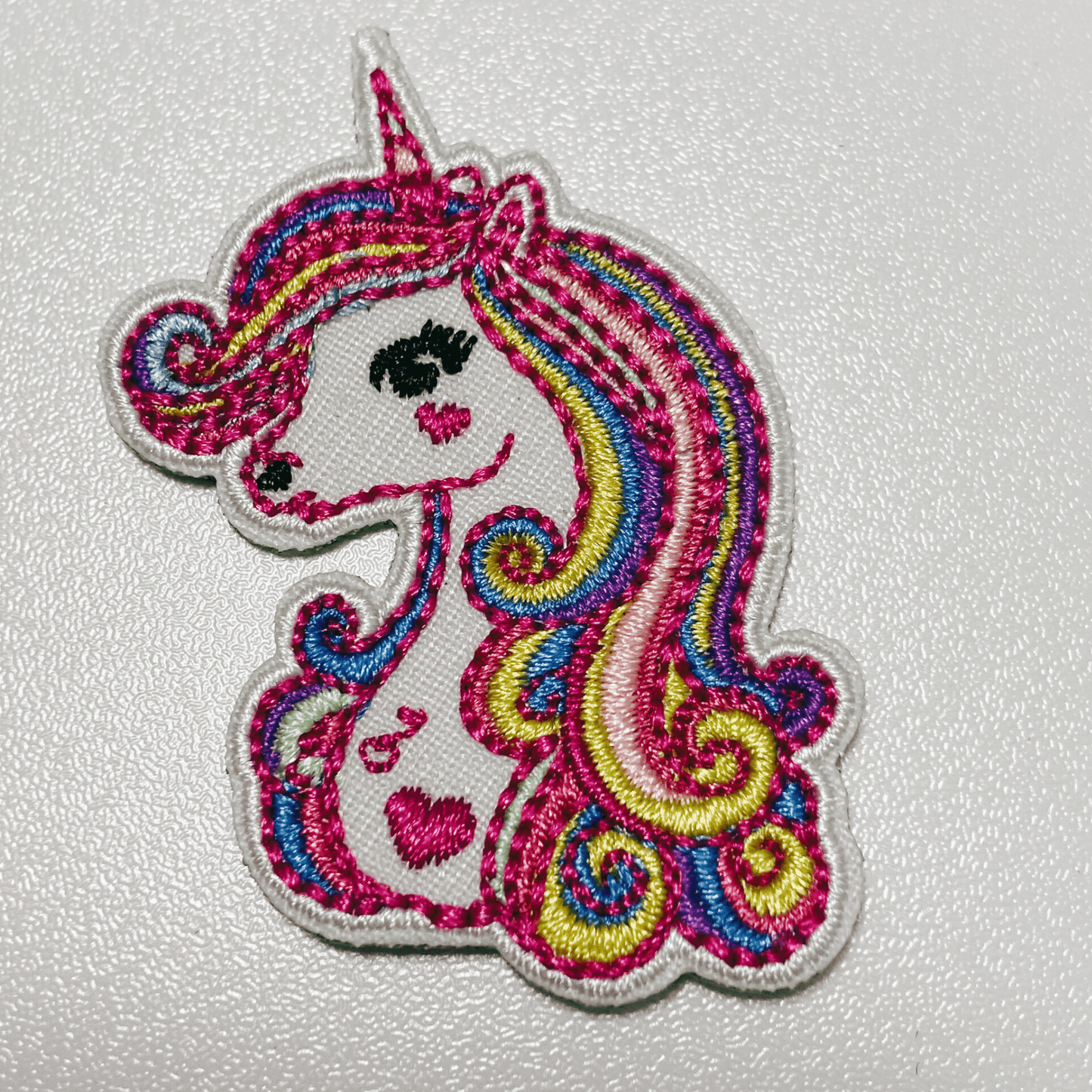 2" Unicorn - Embroidered Hat Patch: Embroidered Patch - Bria Blair Creative
