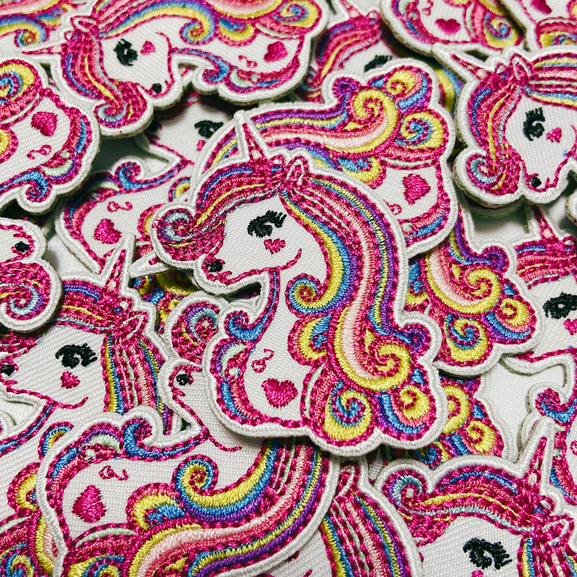 2" Unicorn - Embroidered Hat Patch: Embroidered Patch - Bria Blair Creative
