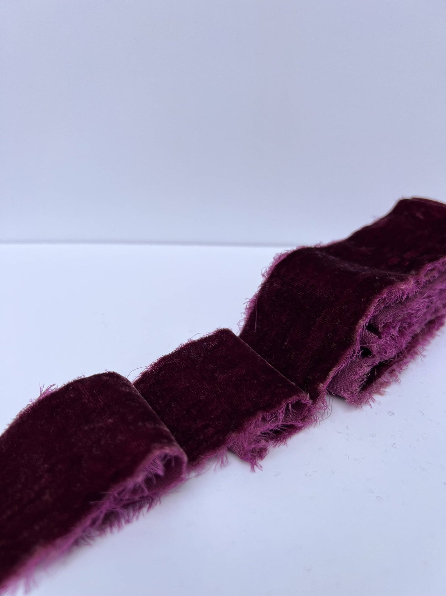 2" Velvet Ribbon - Raw Edge - 29 Colors: Chartreuse - Bria Blair Creative
