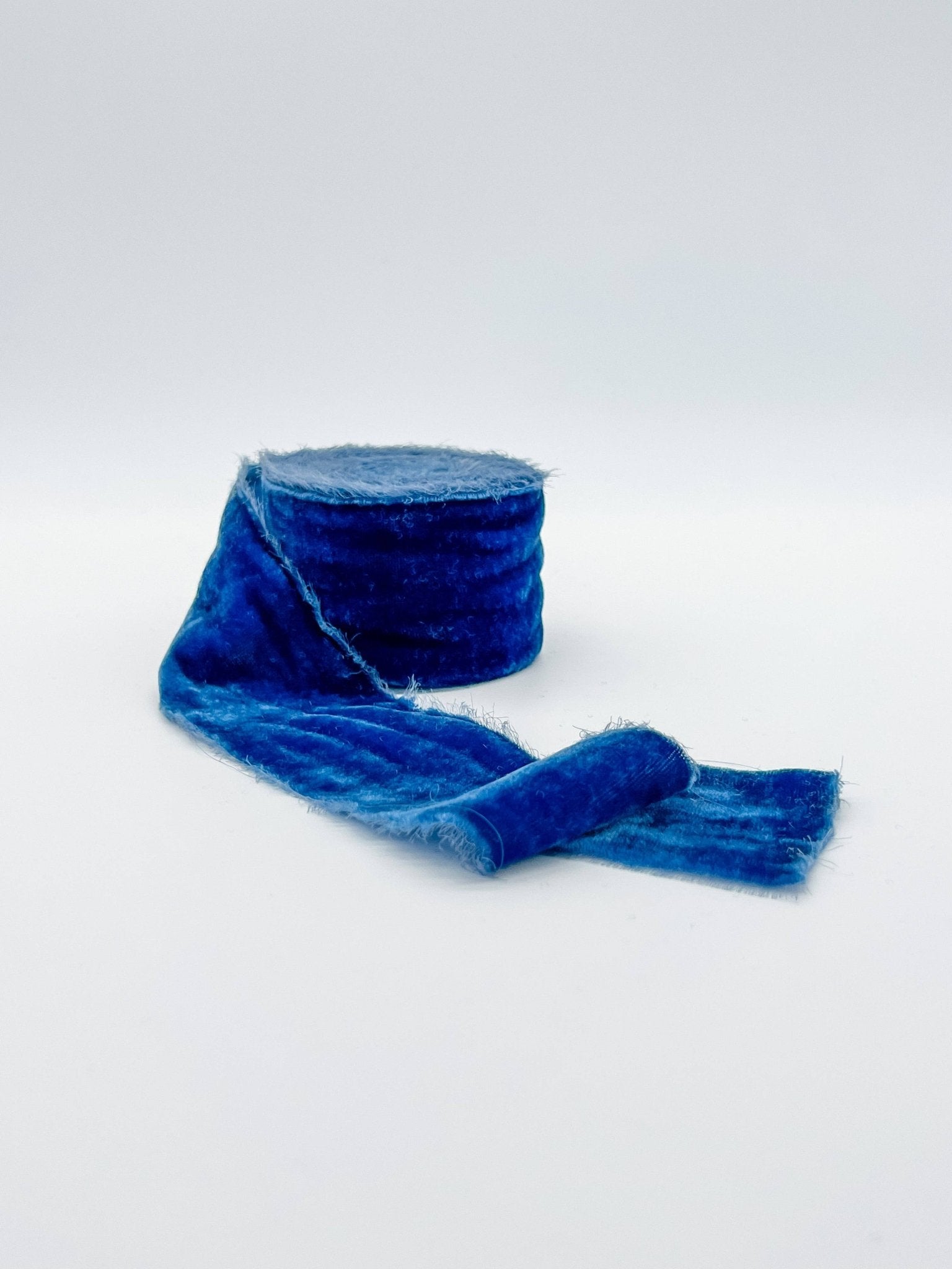 2" Velvet Ribbon - Raw Edge - 29 Colors: Evergreen - Bria Blair Creative