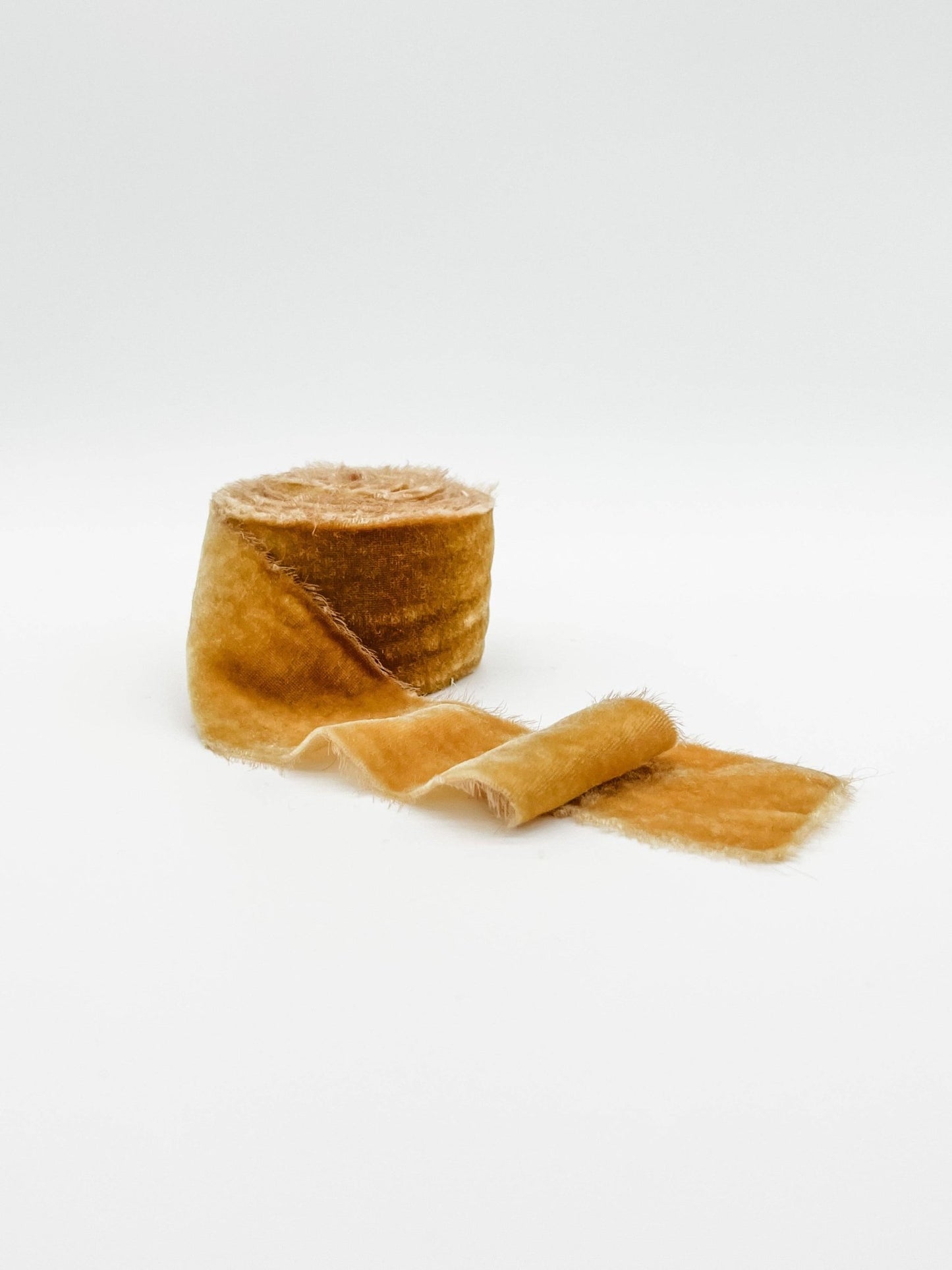 2" Velvet Ribbon - Raw Edge - 29 Colors: Evergreen - Bria Blair Creative