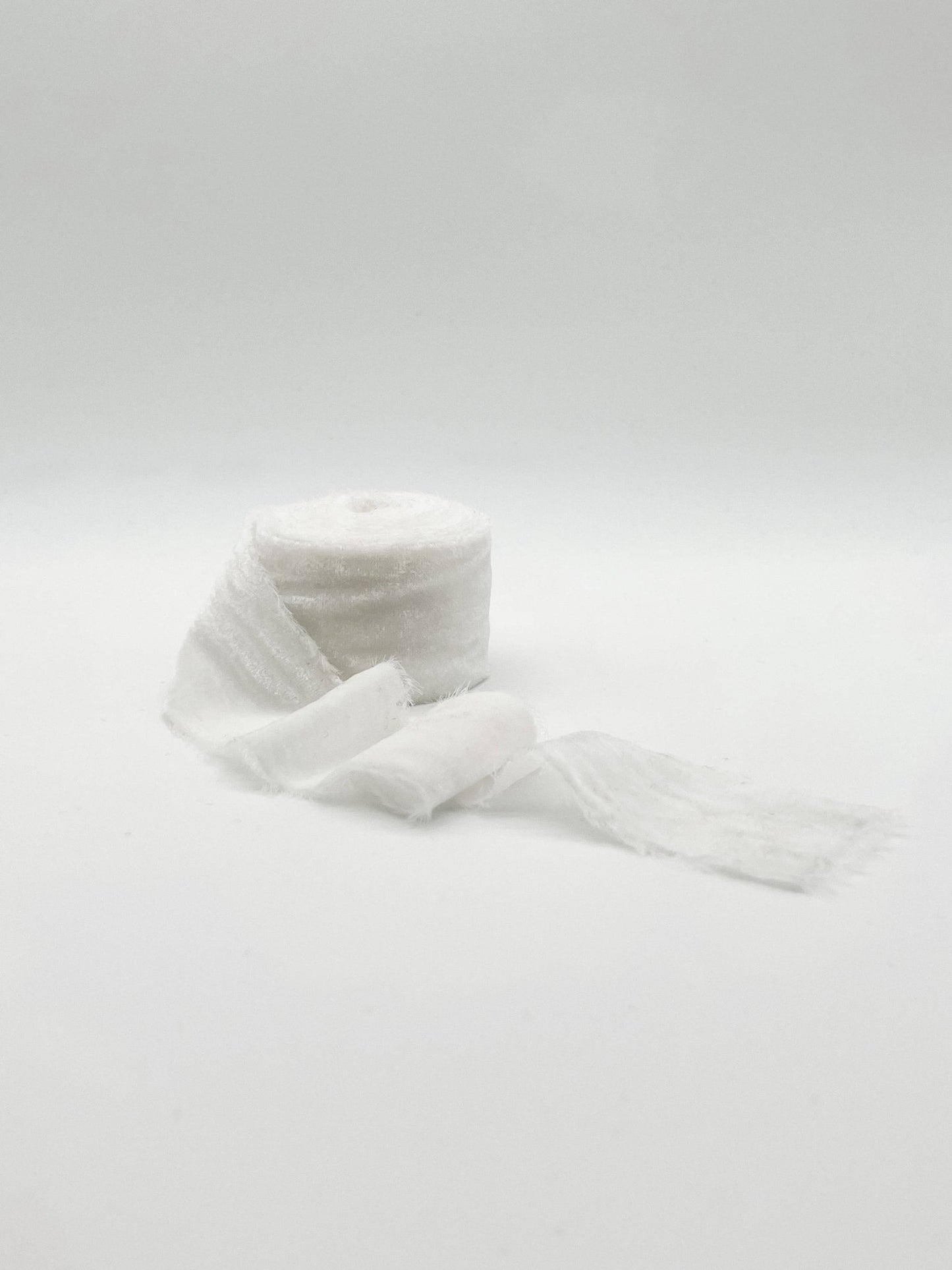 2" Velvet Ribbon - Raw Edge - 29 Colors: Green - Bria Blair Creative