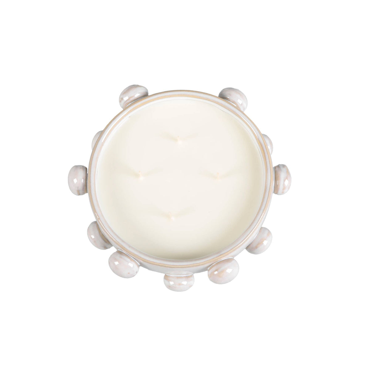 20 oz White Hobnail Pedestal Candle – Sweet Citrus - Bria Blair Creative