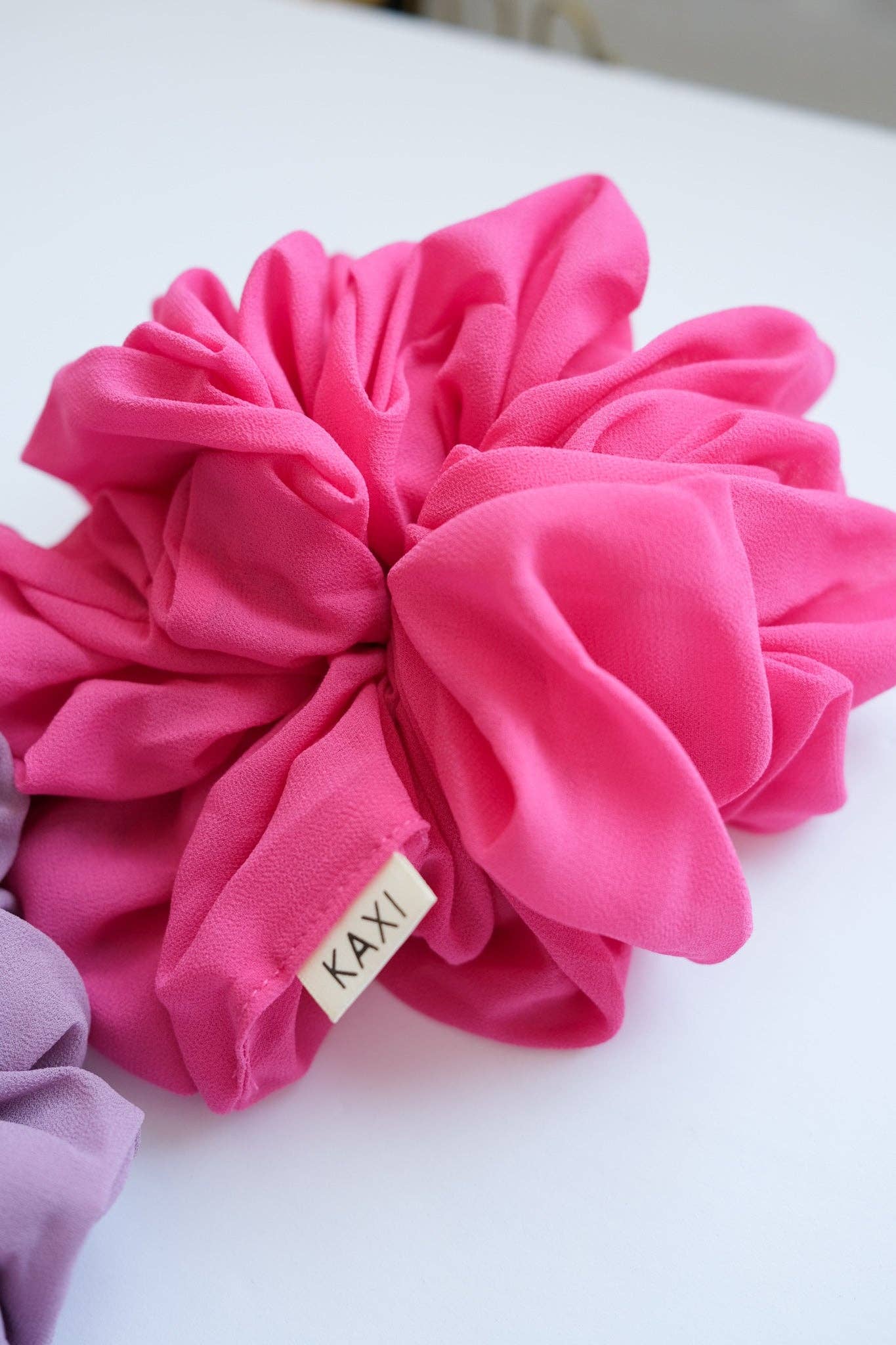 KAXI Jumbo Chiffon Scrunchie — 22 Colors: CHEETAH
