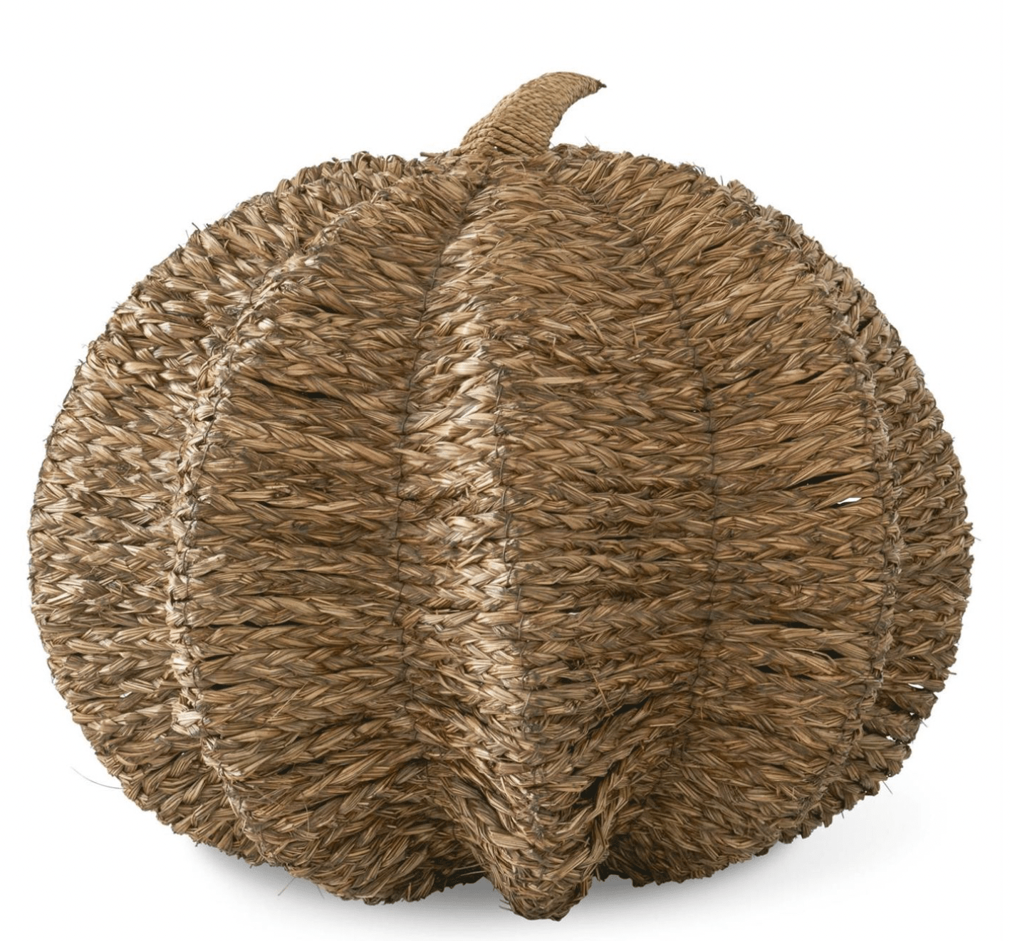 21 Inch Brown Papyrus Reed Pumpkin - Bria Blair Creative