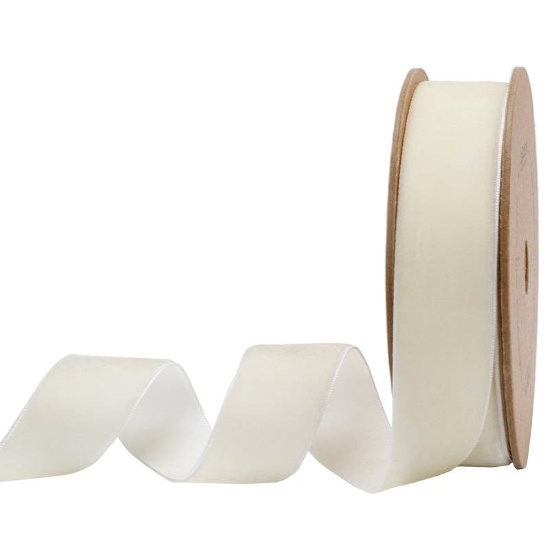 23 Colors | 1" Velvet Ribbon | 10 Yard Roll: Cognac - Bria Blair Creative