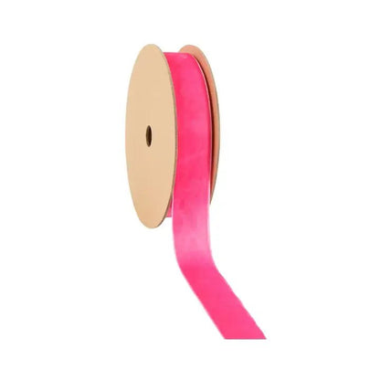 23 Colors | 1" Velvet Ribbon | 10 Yard Roll: Cognac - Bria Blair Creative