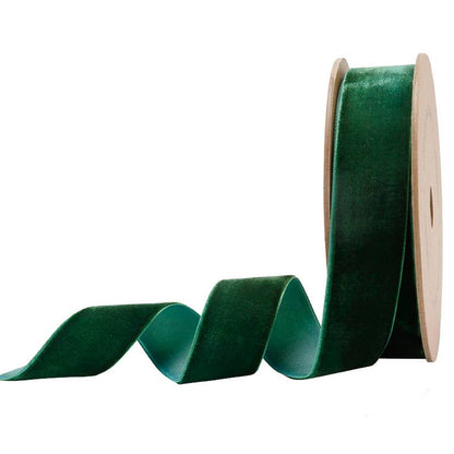 23 Colors | 1" Velvet Ribbon | 10 Yard Roll: Cognac - Bria Blair Creative