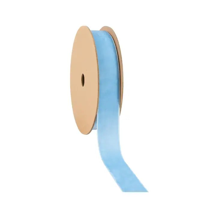 23 Colors | 1" Velvet Ribbon | 10 Yard Roll: Peacock - Bria Blair Creative