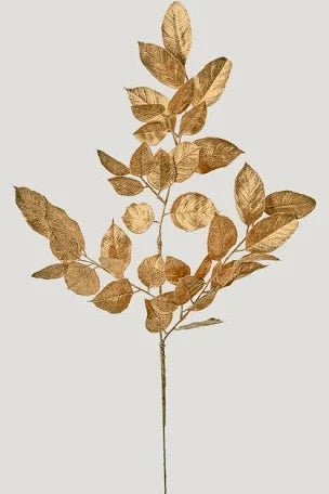 25" Eucalyptus Branch - Bronze Gold - Bria Blair Creative