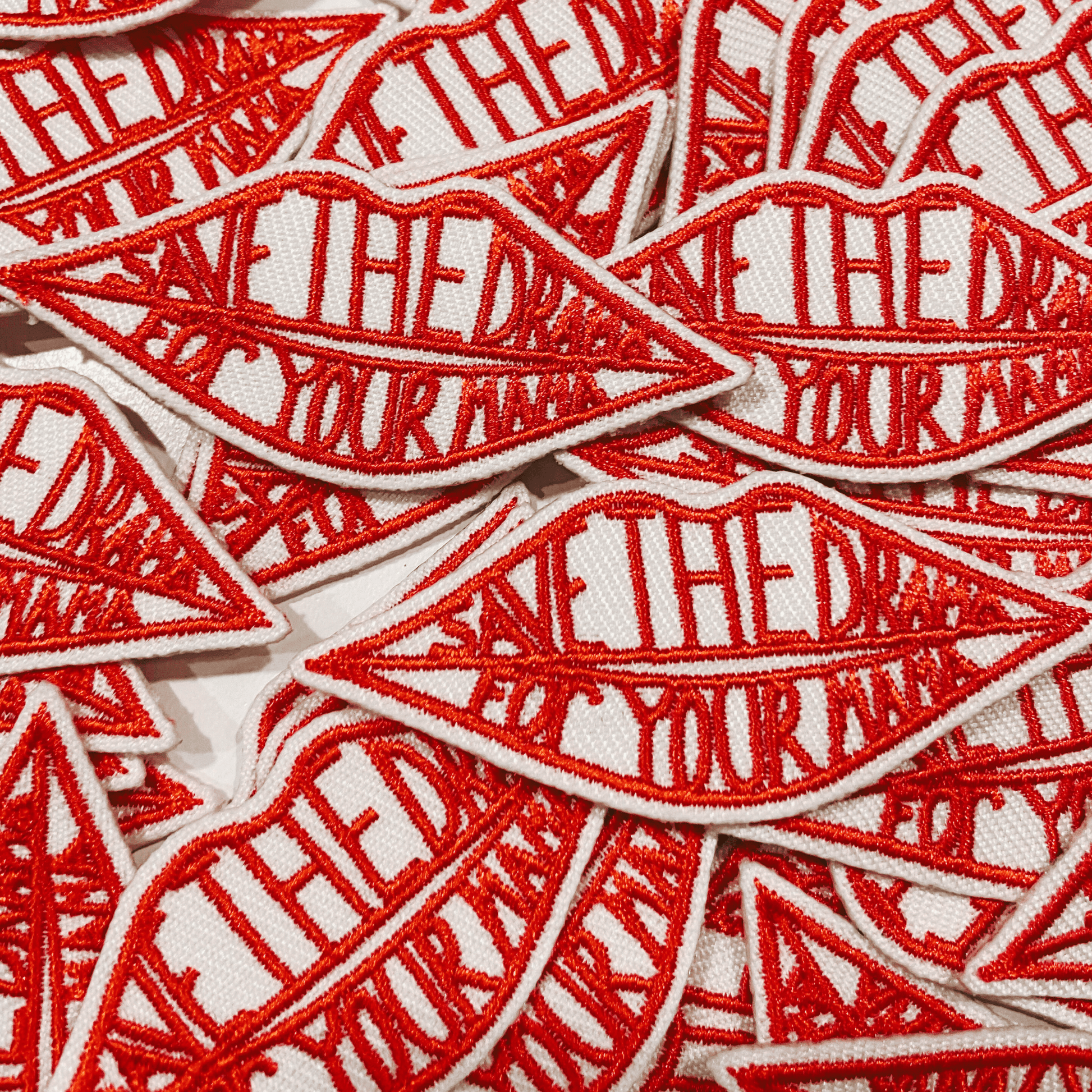 2.5" Save The Drama For Your Mama - Embroidered Hat Patch: 3" Embroidered Patch - Bria Blair Creative