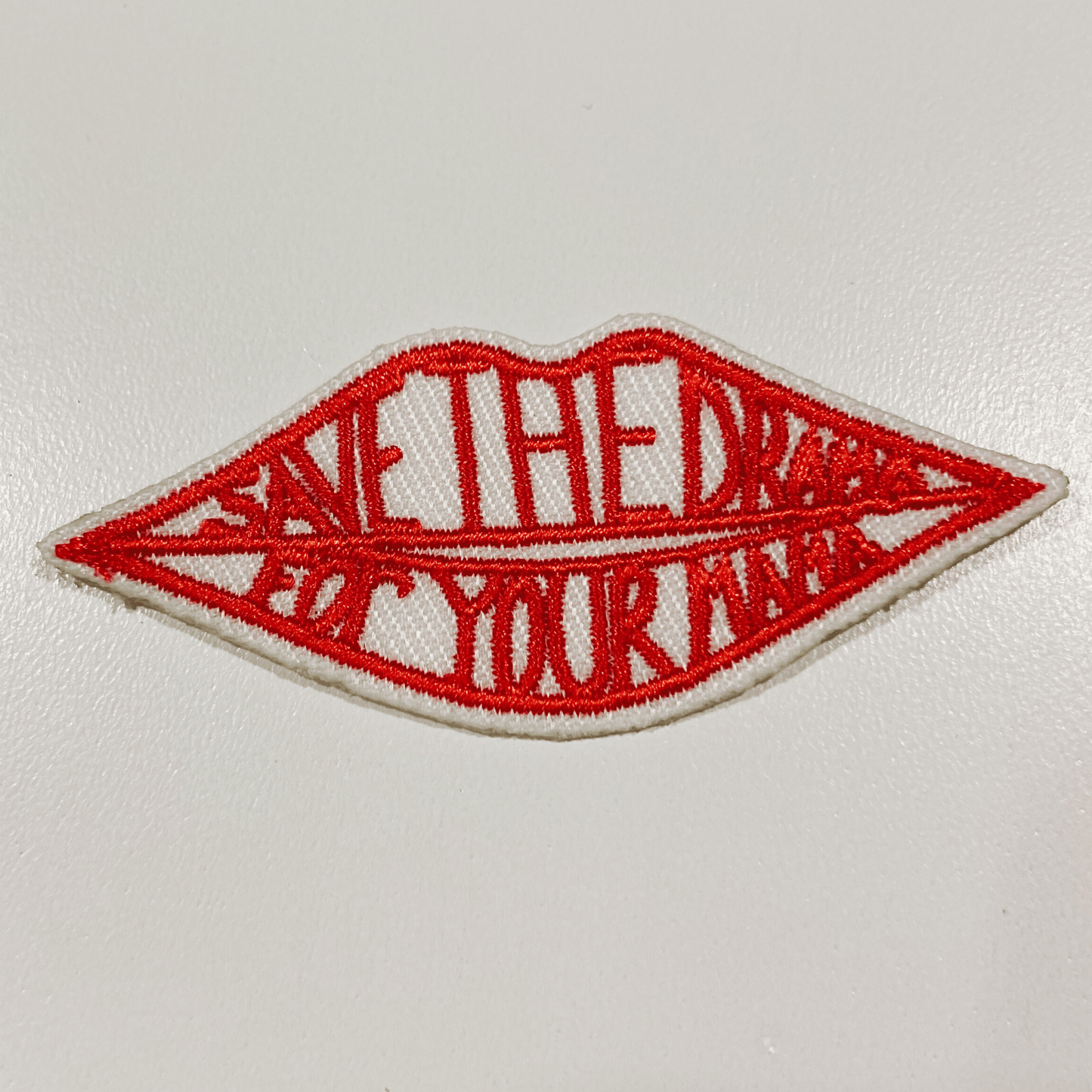 2.5" Save The Drama For Your Mama - Embroidered Hat Patch: 3" Embroidered Patch - Bria Blair Creative
