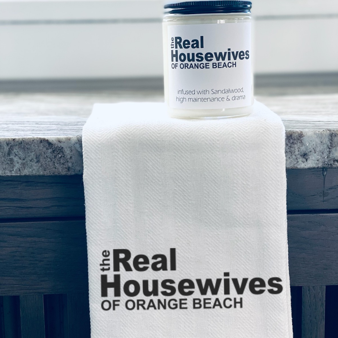 The Real Housewives custom candle