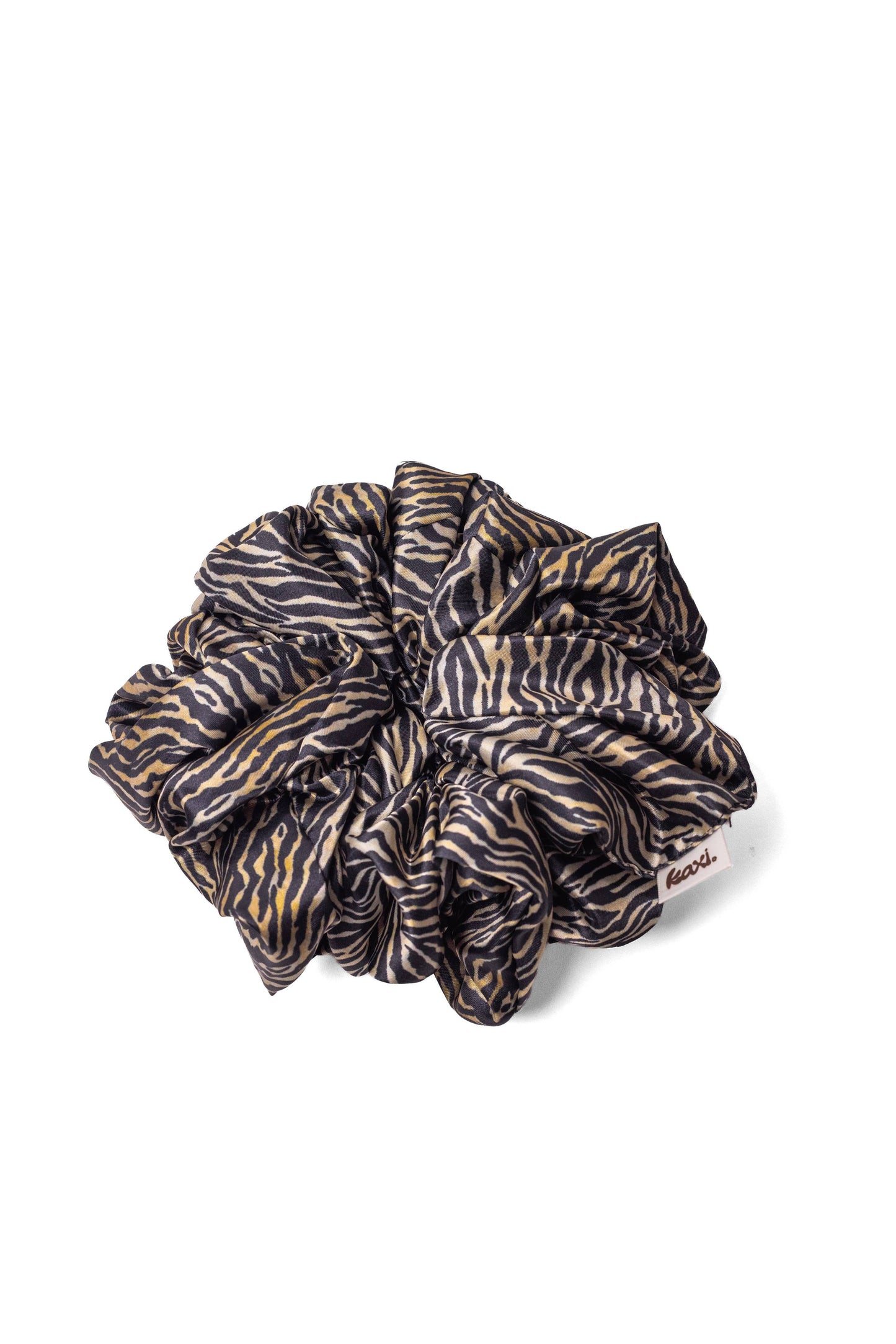 JUMBO SLEEP SATIN SCRUNCHIES: DARK BROWN