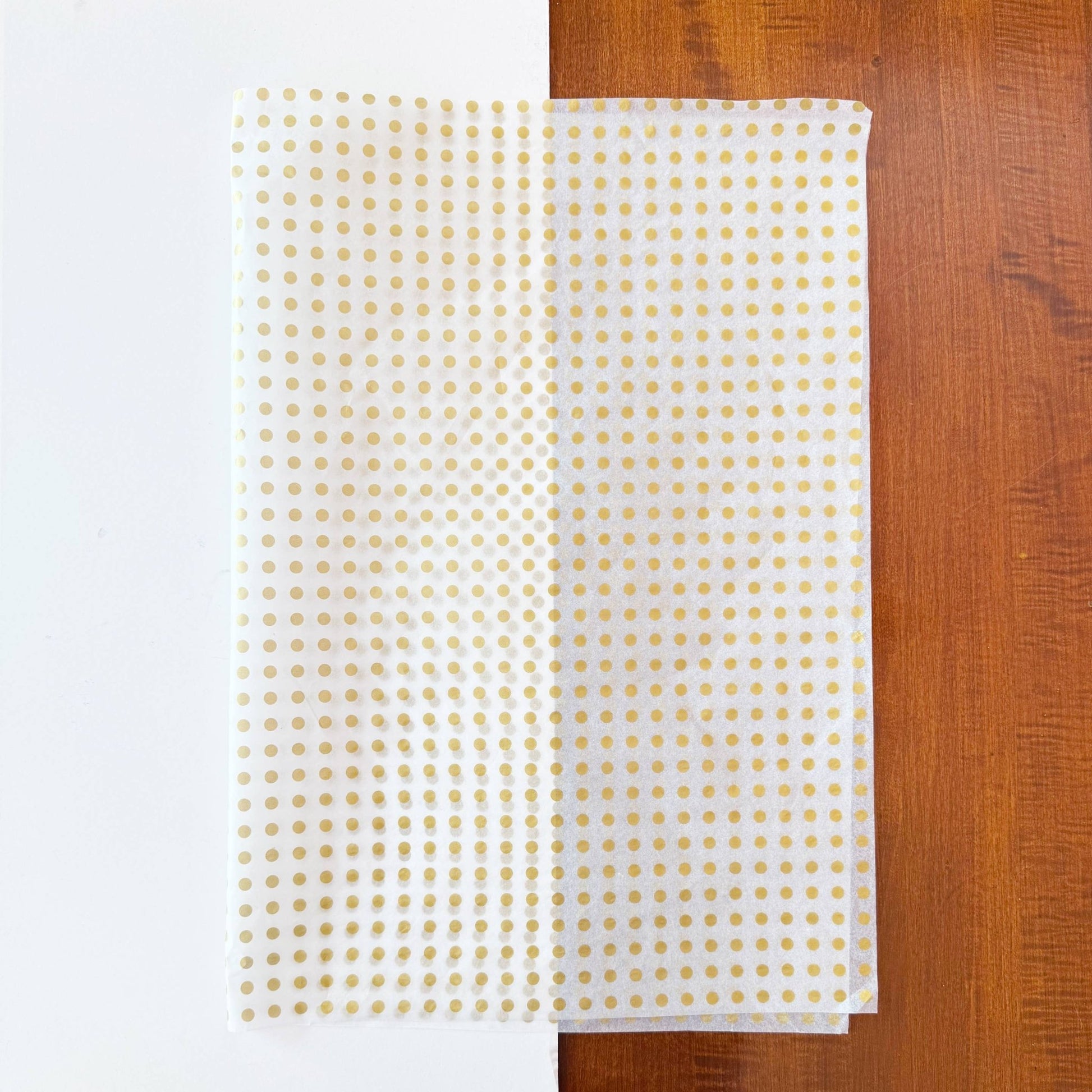 28" x 20" Polka Dots 17g Wrapping Tissue Paper Sheets: Black / Large Dot - Bria Blair Creative