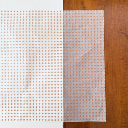 28" x 20" Polka Dots 17g Wrapping Tissue Paper Sheets: Black / Large Dot - Bria Blair Creative