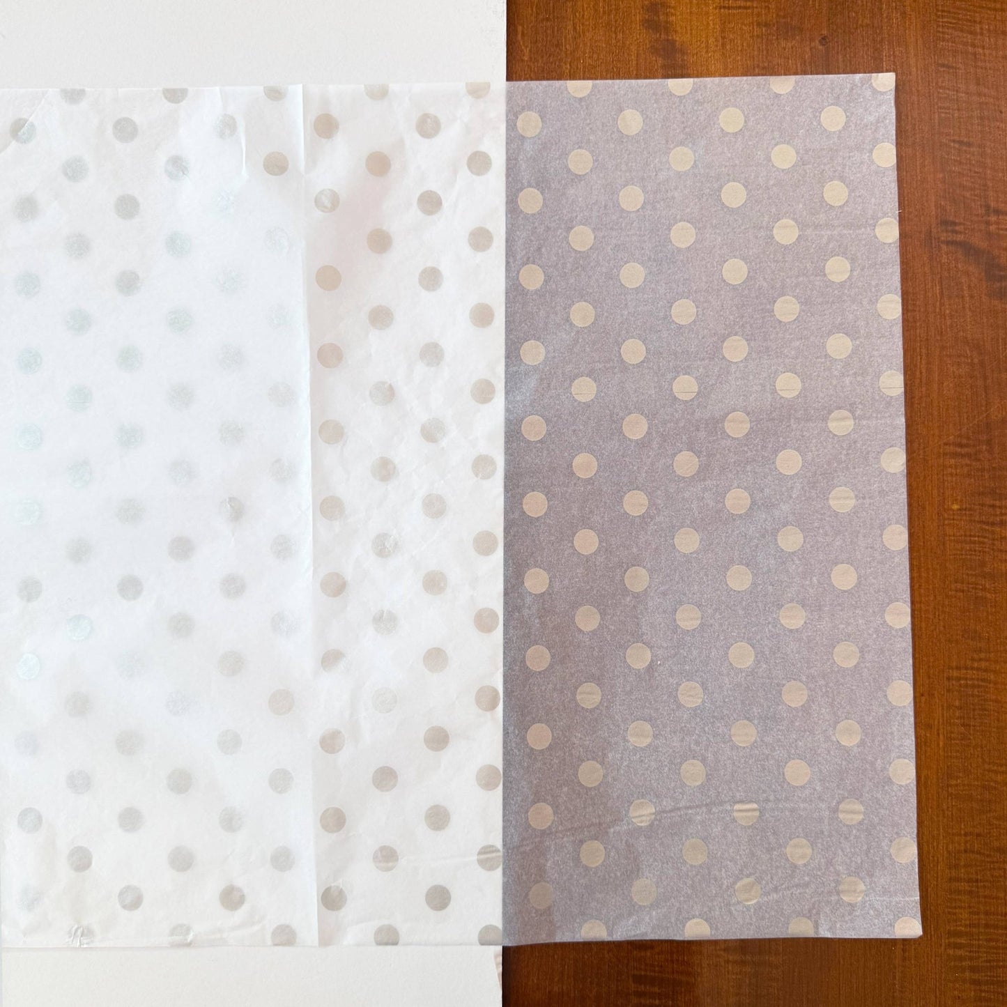 28" x 20" Polka Dots 17g Wrapping Tissue Paper Sheets: Black / Large Dot - Bria Blair Creative