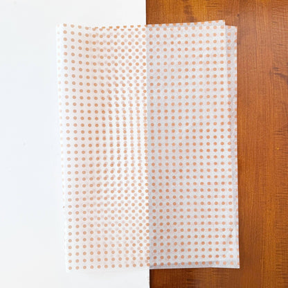 28" x 20" Polka Dots 17g Wrapping Tissue Paper Sheets: Black / Large Dot - Bria Blair Creative