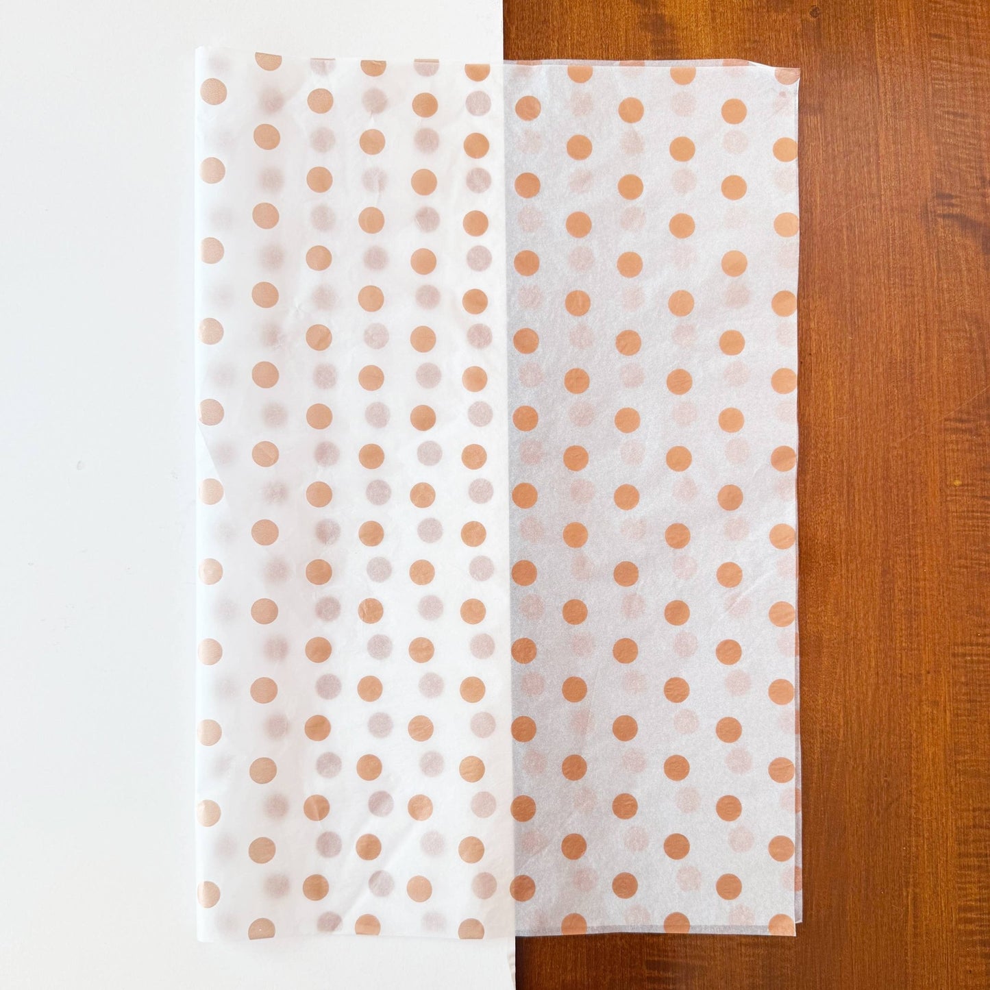 28" x 20" Polka Dots 17g Wrapping Tissue Paper Sheets: Black / Large Dot - Bria Blair Creative