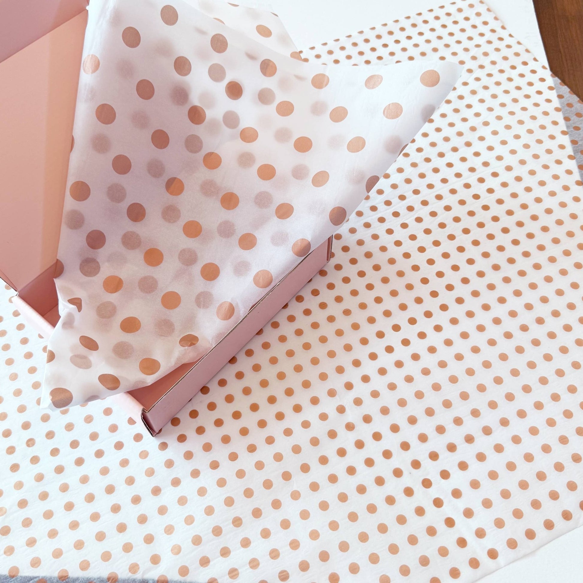 28" x 20" Polka Dots 17g Wrapping Tissue Paper Sheets: Black / Large Dot - Bria Blair Creative