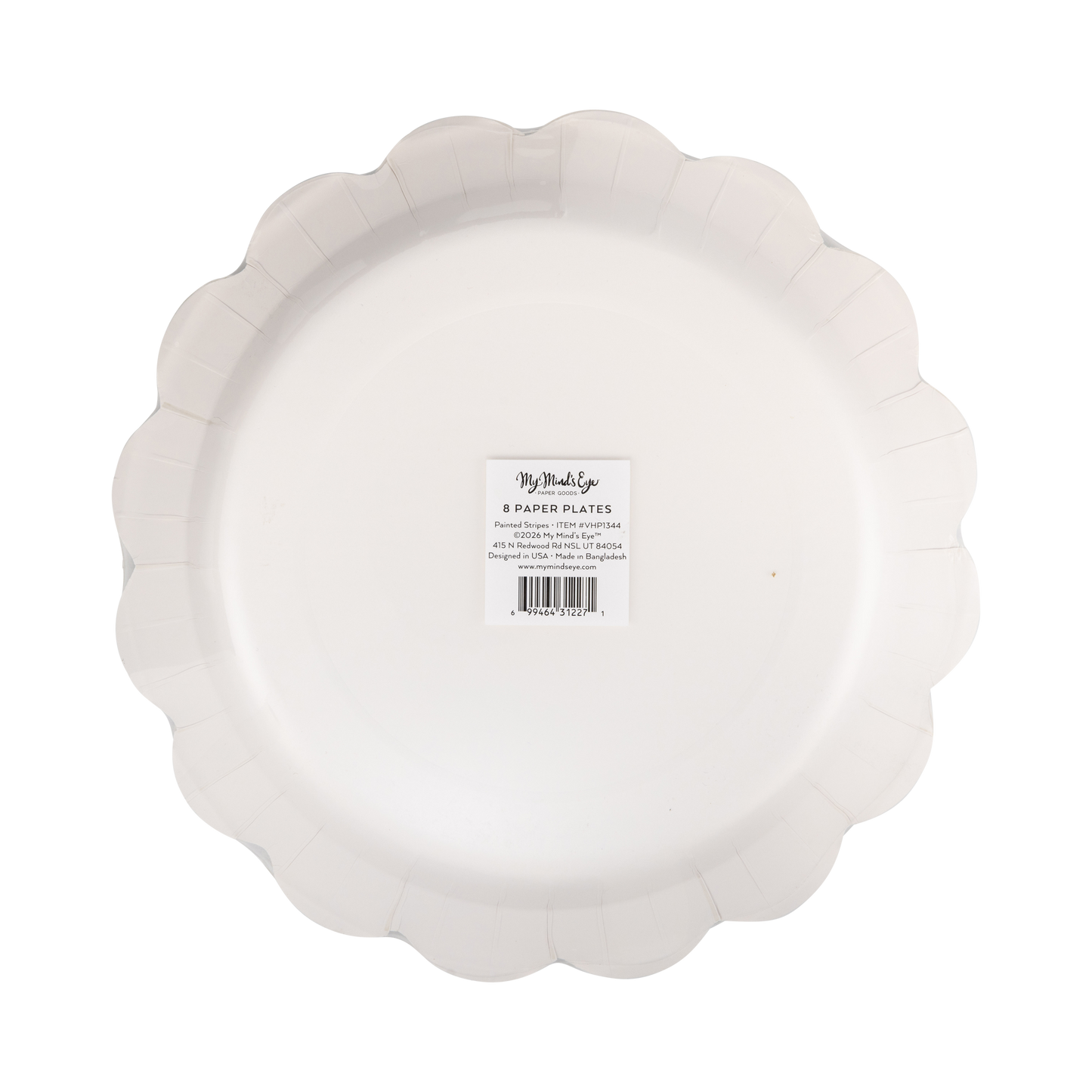 VHP1344 - Halloween Sketchy Stripes 11" Plate