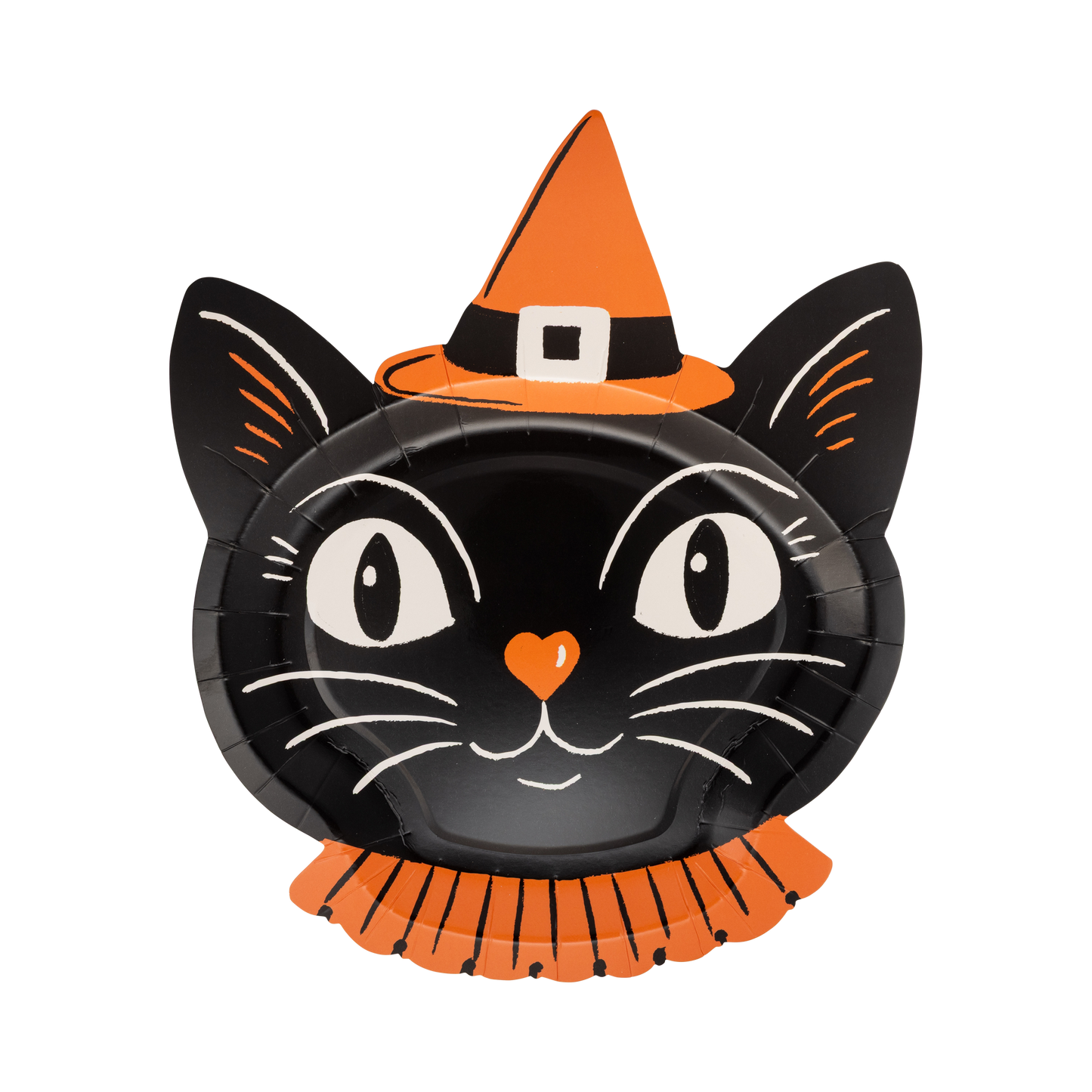 VHP1342 - Vintage Witchy Cat Plate