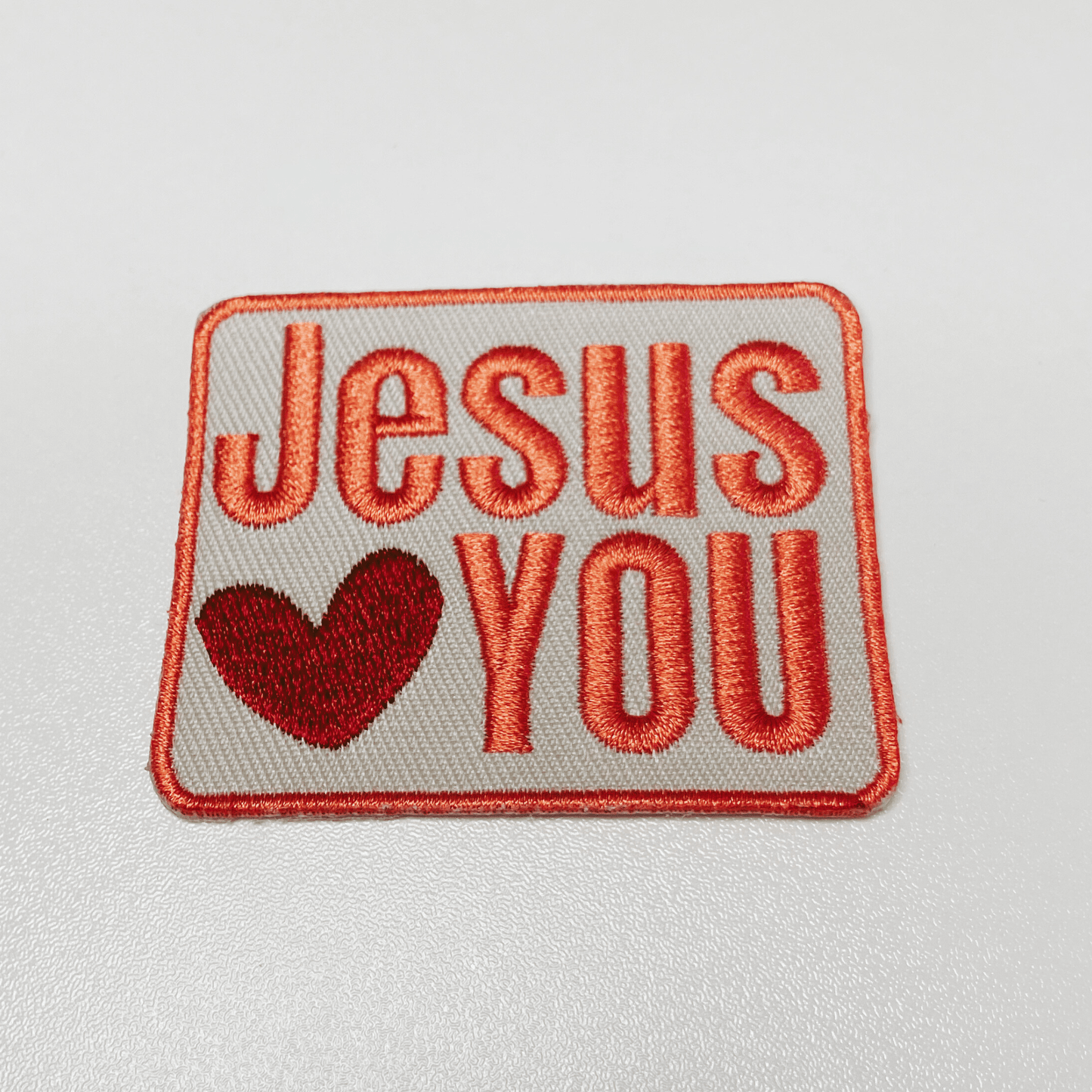 3" Jesus heart You - Embroidered Hat Patch: QTY 1 - Bria Blair Creative