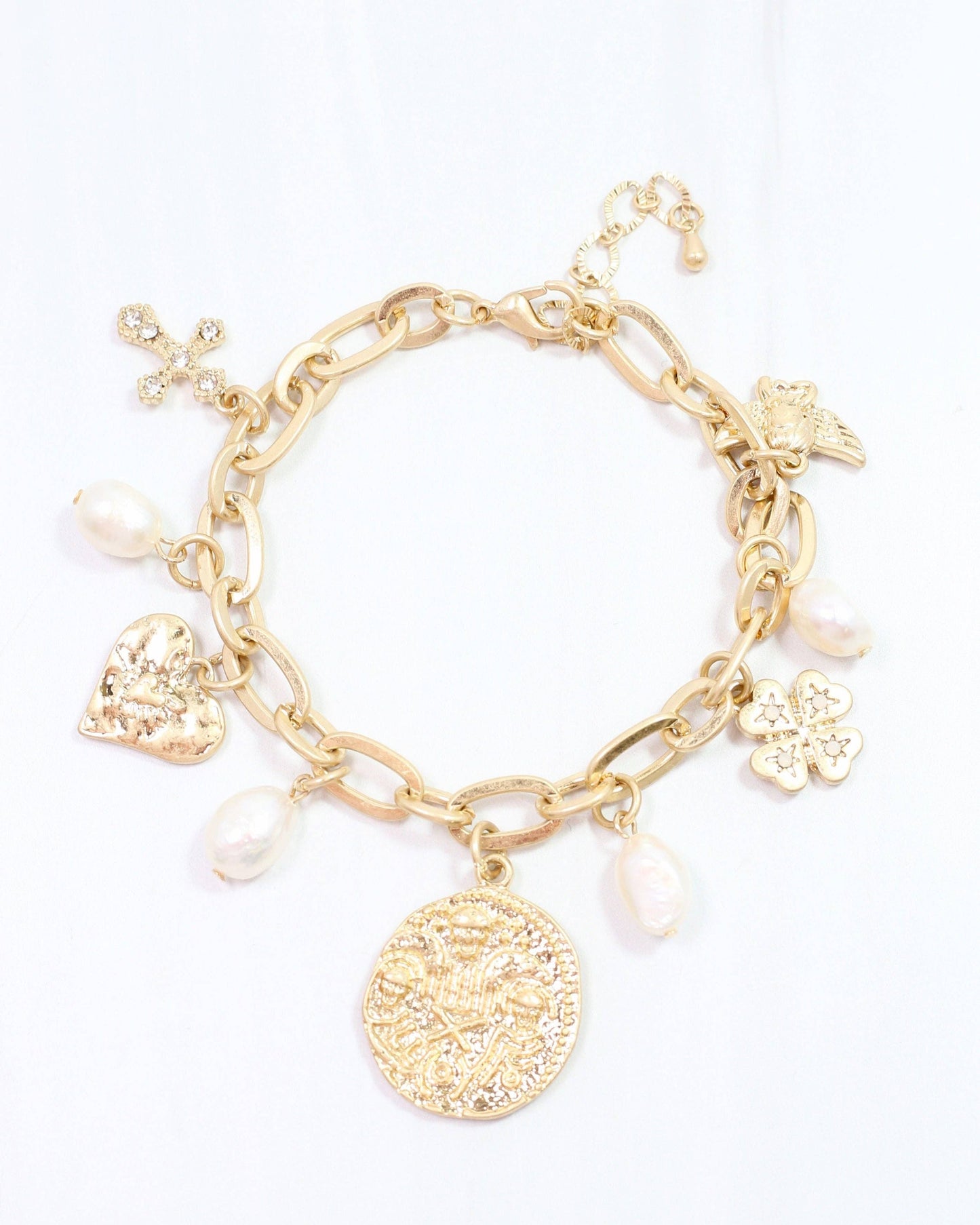 McCormick Charm Bracelet Worn Gold: Default