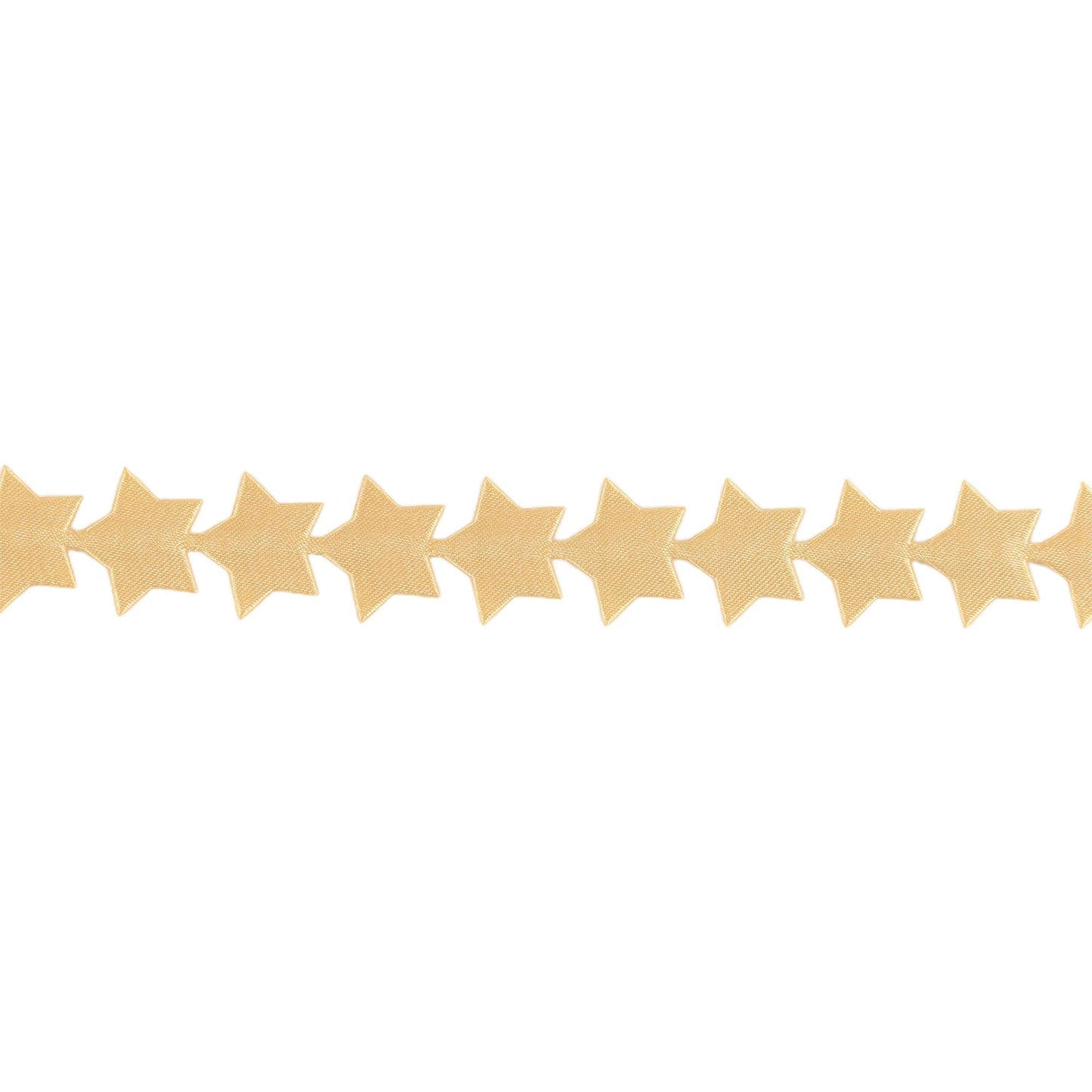 3/4" Ultra Sonic Trim | Star | 10 Yard Roll: Gold - Bria Blair Creative
