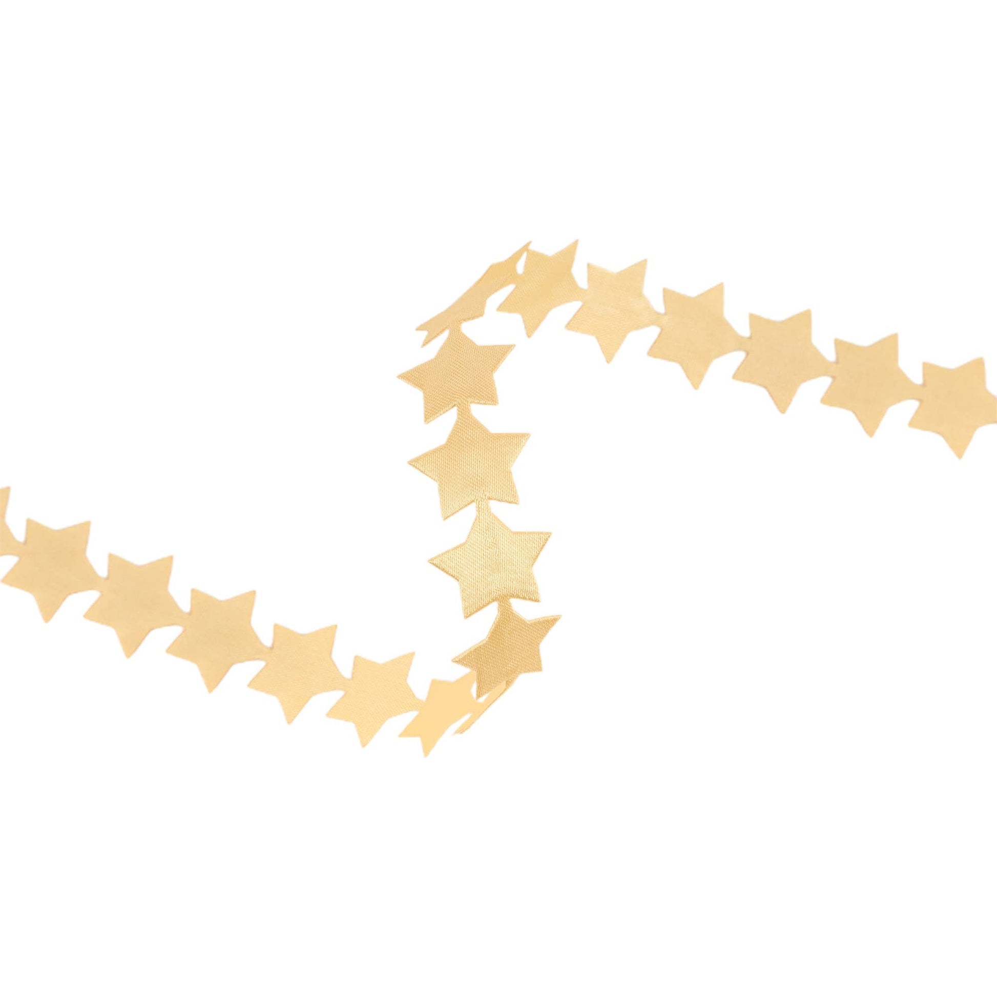 3/4" Ultra Sonic Trim | Star | 10 Yard Roll: Gold - Bria Blair Creative