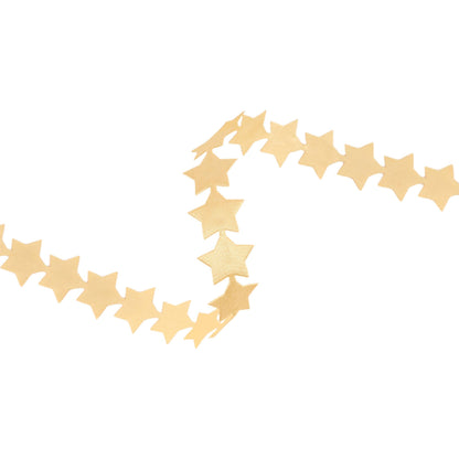 3/4" Ultra Sonic Trim | Star | 10 Yard Roll: Gold - Bria Blair Creative
