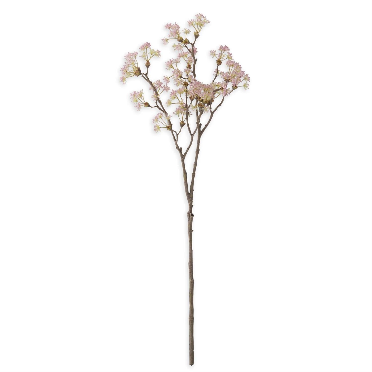 35 Inch Pink Queen Anne Lace Branch - Bria Blair Creative