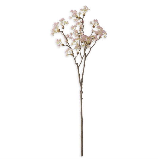 35 Inch Pink Queen Anne Lace Branch - Bria Blair Creative