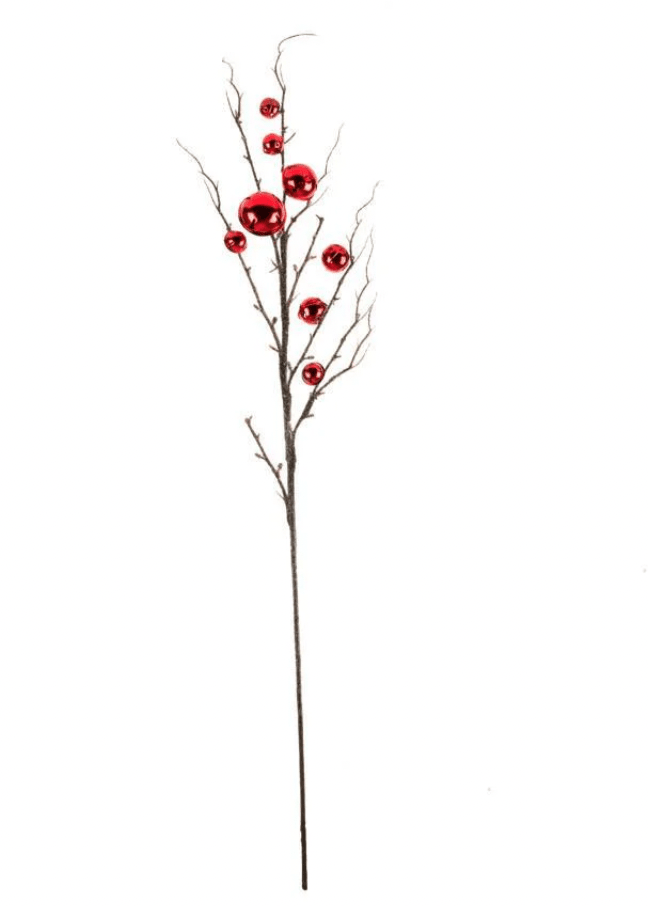 36 Inch Red Jingle Bell Stem - Bria Blair Creative