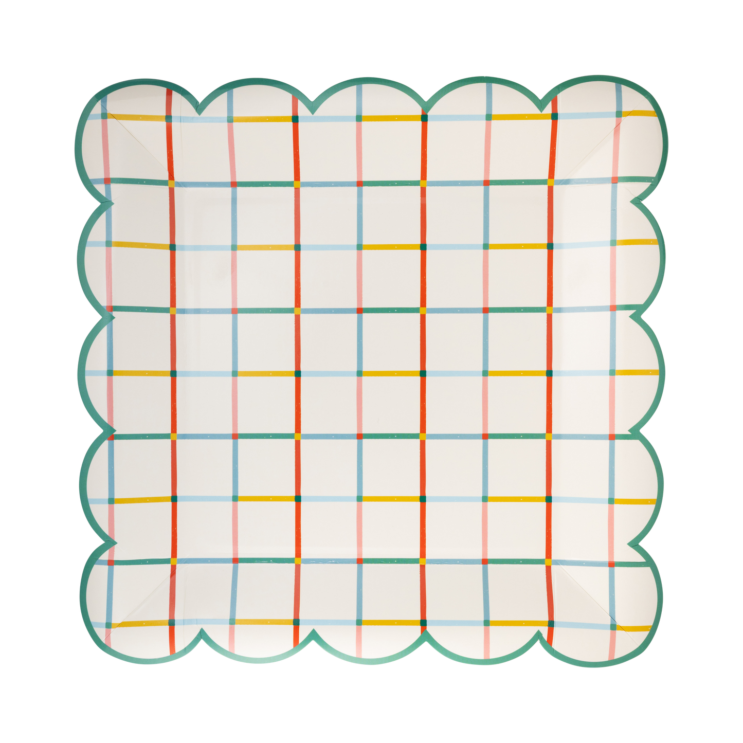 BTS1242 - Colorful Gird Plate