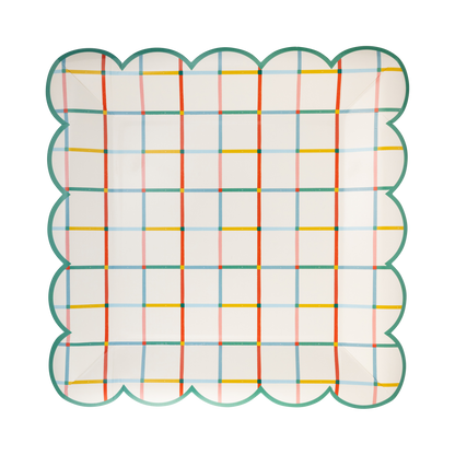 BTS1242 - Colorful Gird Plate