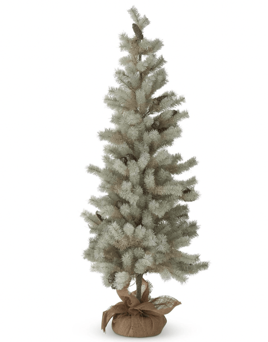 4 Foot Sage Green & Tan Needle Christmas Tree - Bria Blair Creative