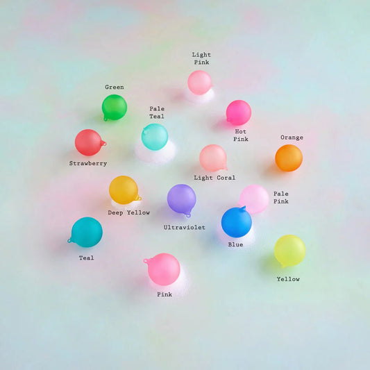 4" Rainbow Frosted Ball Ornament - 14 Assorted Colors - Bria Blair Creative