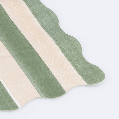 Fall Stripe Small Napkins