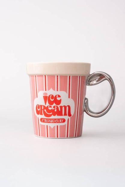 Novelty Ceramic Mug, Ice Cream Carton